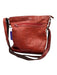 Jack Georges Brick Red Leather Zip Close Multiple Pockets Adjustable Strap Bag Brick Red