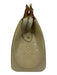 Louis Vuitton Beige & Tan Leather Patent Monogram Zip Top Multiple Straps Bag Beige & Tan / MM