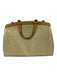 Louis Vuitton Beige & Tan Leather Patent Monogram Zip Top Multiple Straps Bag Beige & Tan / MM