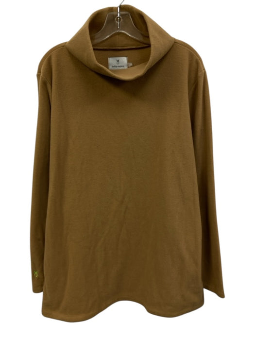 Dudley Stephens Size XXL Tan Brown Polyester Long Sleeve Mock Collar Sweater Tan Brown / XXL