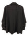 Pomander Place Size XXXL Black Polyester Blend Long Sleeve Ruched Collar Top Black / XXXL