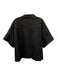 Tuckernuck Size XXL Black Faux Leather Short Sleeve Button Front Top Black / XXL