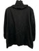 Tuckernuck Size XXL Black Cotton Blend Long Sleeve Pleated V Neck Top Black / XXL