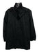Tuckernuck Size XXL Black Cotton Blend Long Sleeve Pleated V Neck Top Black / XXL