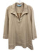 Tuckernuck Size XXL Beige Polyester Blend Long Sleeve Split Neck Collar Top Beige / XXL