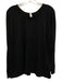 Athleta Size 2X Black Nylon Long Sleeve Thumb Holes Top Black / 2X
