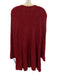 Peruvian Connection Size XL Red Alpaca Long Sleeve V Neck Ribbed Sweater Red / XL