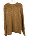 Tuckernuck Size XXL Tan Brown Wool Blend Long Sleeve Cable Knit Ribbed Sweater Tan Brown / XXL