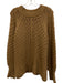 Tuckernuck Size XXL Tan Brown Wool Blend Long Sleeve Cable Knit Ribbed Sweater Tan Brown / XXL