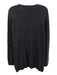 525 America Size XL Navy Blue Cotton Ribbed Knit Round Neck Sweater Navy Blue / XL