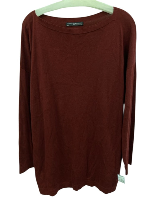 Peruvian Connection Size XL Burgundy Red Pima Cotton Blend Tunic Sweater Burgundy Red / XL