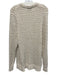 Tuckernuck Size XXL Cream & Silver Cotton Blend Metallic Thread V Neck Cardigan Cream & Silver / XXL