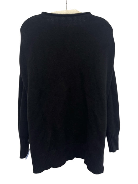 Polo Ralph Lauren Size XL Black Wool & Cashmere roll neck Ribbed Trim Sweater Black / XL
