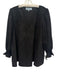 Tuckernuck Size XXL Black Polyester Blend Faux Suede V Neck Top Black / XXL