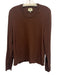 Tuckernuck Size XXL Brown Rayon Blend Round Neck Ribbed Collar Sweater Brown / XXL
