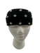 Lele Sadoughi Black Viscose Blend Knit Faux Pearl Headband Black