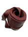Bordeaux Red Leather Wrap Obi Belts Bordeaux Red / One Size