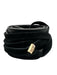 Peruvian Connection Black Leather Wrap Obi Belts Black / L/XL