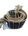 beige. navy blue, mutli Textile Embroidered Geometric Wrap Belts beige. navy blue, mutli / One Size