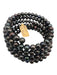 Deep Purple Pearls Wire Spiral Stretch Cuff Bracelet Deep Purple