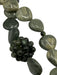 Green Agate Cluster Beads Wrap Around Lariat Necklace Green