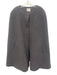 Dudley Stephens Gray Polyester Teddy Cherries Button Front Slit Sleeve Cape Gray / xl/xxl