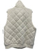 Tuckernuck Size XXXL Cream White Nylon Quilted Zip Front Puffer High Neck Vest Cream White / XXXL