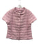 My Anorak Size XL Light Pink Nylon Quilted Zip Front Short Sleeve Puffer Jacket Light Pink / XL