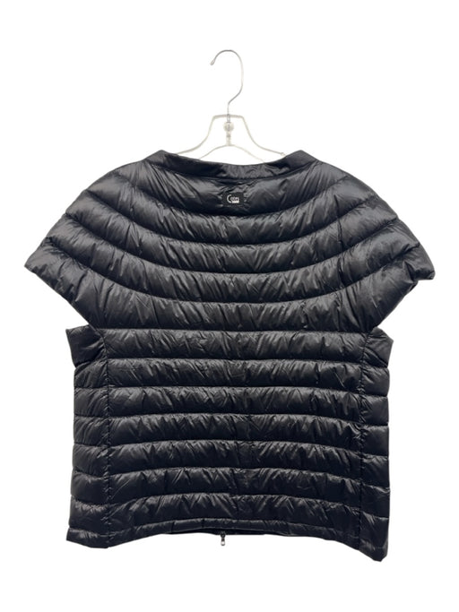 Cotes of London Size XXL Black No Fabric Tag Quilted Cap Sleeve boat neck Jacket Black / XXL