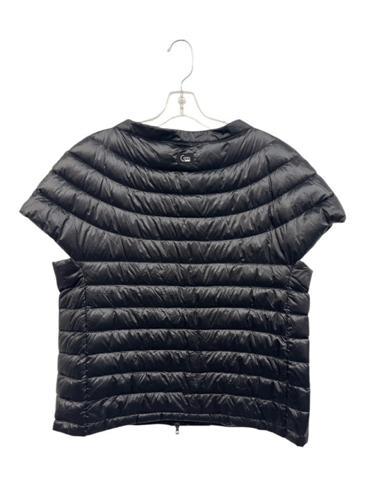 Cotes of London Size XXL Black No Fabric Tag Quilted Cap Sleeve boat neck Jacket Black / XXL