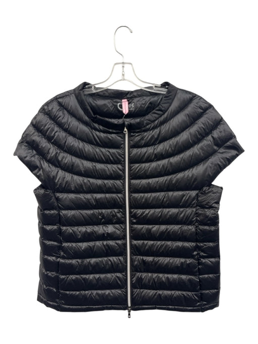 Cotes of London Size XXL Black No Fabric Tag Quilted Cap Sleeve boat neck Jacket Black / XXL