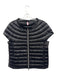 Cotes of London Size XXL Black No Fabric Tag Quilted Cap Sleeve boat neck Jacket Black / XXL
