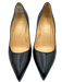 Christian Louboutin Shoe Size 40 Black & Red Patent Leather Stiletto Pumps Black & Red / 40