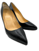Christian Louboutin Shoe Size 40 Black & Red Patent Leather Stiletto Pumps Black & Red / 40
