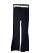 Rag & Bone Size 6 Black Cotton Blend Back Zip Flare Elastic Waist Pants Black / 6