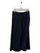 Vince Size 6 Black Wool Blend High Rise Side Button Wide Leg Side Zip Pants Black / 6