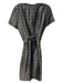 Burberry London Size 10 Gray, Black & Gold Cotton Blend Acetate Blend Dress Gray, Black & Gold / 10