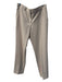 Theory Size 8 Beige Acetate Blend Crepe zip fly Side Pocket Trouser Pants Beige / 8