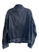 Rag & Bone Size S Black Wash Cotton Blend Denim Button Front Collared Jacket Black Wash / S