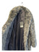 Vera Wang Size S Grey Polyester Faux Fur Snap Button Shag Long Sleeve Coat Grey / S