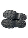 Stuart Weitzman Shoe Size Est 7 Black Nylon Almond Toe Drawstring Quilted Boots Black / Est 7