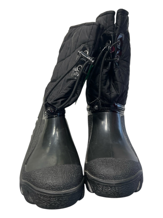 Stuart Weitzman Shoe Size Est 7 Black Nylon Almond Toe Drawstring Quilted Boots Black / Est 7