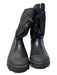 Stuart Weitzman Shoe Size Est 7 Black Nylon Almond Toe Drawstring Quilted Boots Black / Est 7