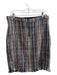 Chelsea & Theodore Size 8 Multi Polyester Blend Tweed Back Zip Knee Length Skirt Multi / 8