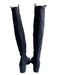 Stuart Weitzman Shoe Size 7 Navy Suede Elastic Back Almond Toe Knee High Boots Navy / 7