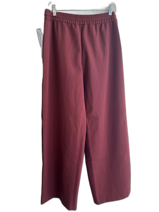 Athleta Size S Brown Polyester Drawstring Waist Pintuck Wide Leg Pants Brown / S