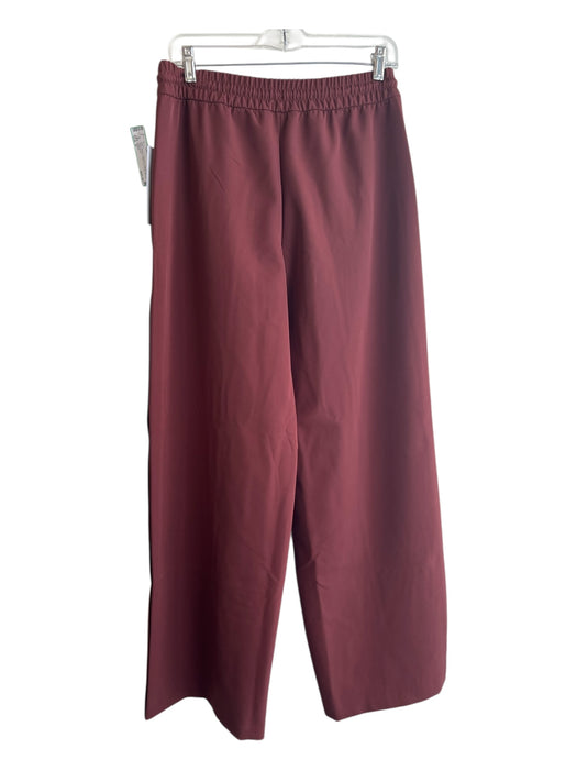 Athleta Size S Brown Polyester Drawstring Waist Pintuck Wide Leg Pants Brown / S
