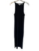 Vince Size S/P Black Cotton Blend High Neck Tank Elastic Maxi Dress Black / S/P