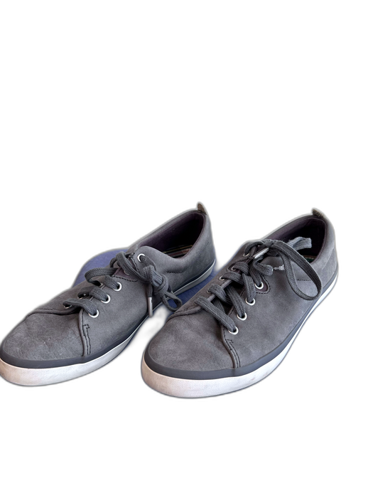 Sperry Shoe Size 7.5 Gray & White Manmade Material Suede Almond Toe Shoes Gray & White / 7.5