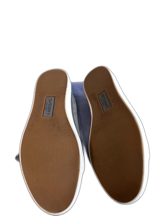 Sperry Shoe Size 7.5 Gray & White Manmade Material Suede Almond Toe Shoes Gray & White / 7.5
